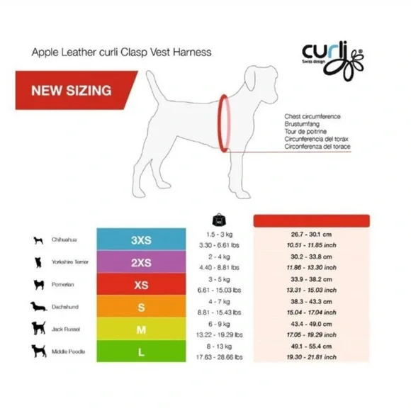 Curli Apple Leather Dog Harness - Brown - Picture 5 of 5